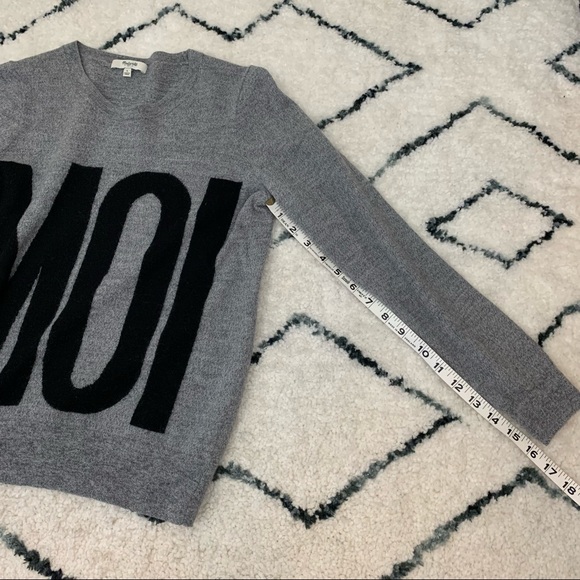 Madewell MOI Merino Wool Gray Sweater - Picture 7 of 9
